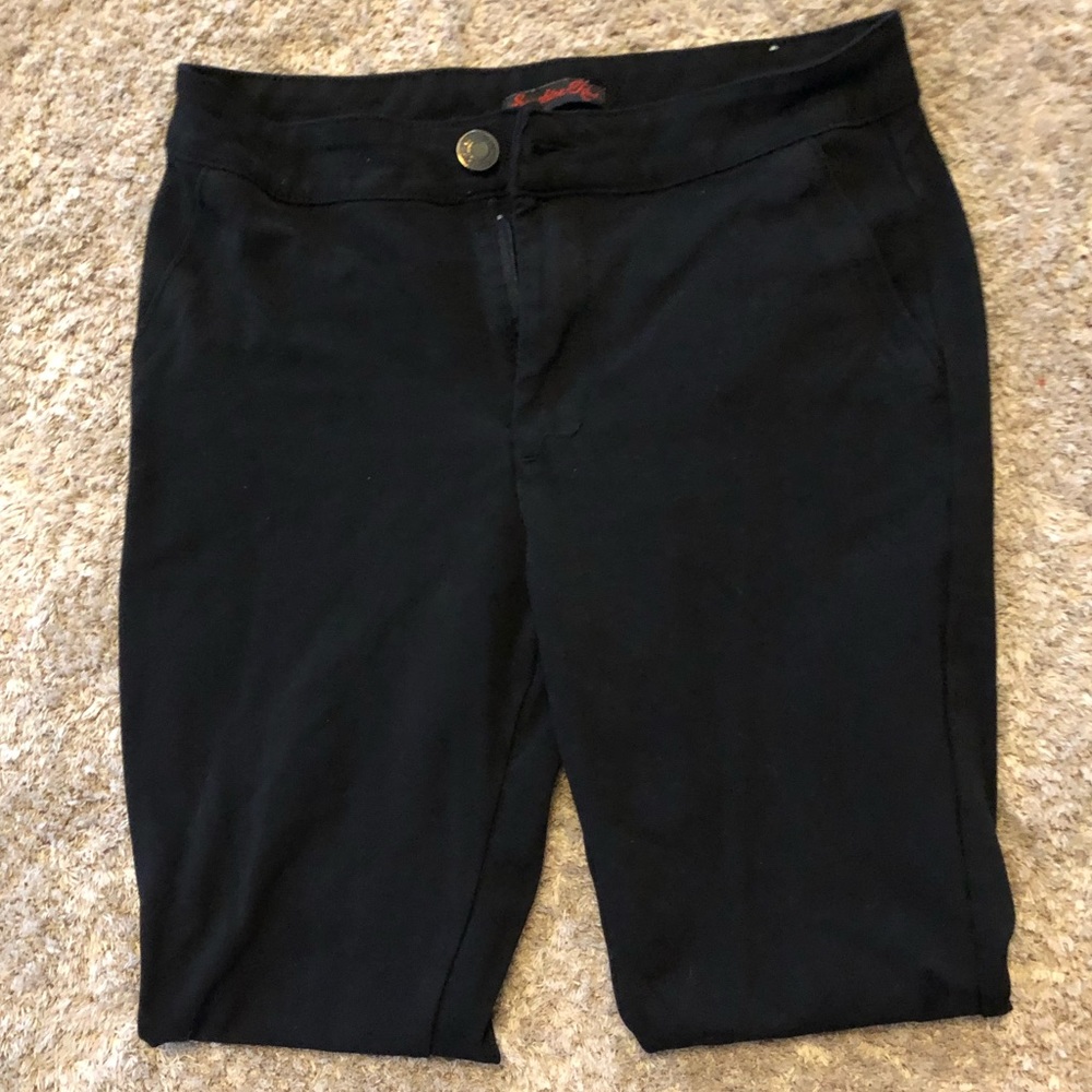 Black jeggings
